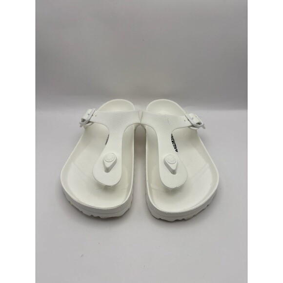 Birkenstock Gizeh Essentials EVA Women’s Sandals White Size 5 - Picture 2 of 9